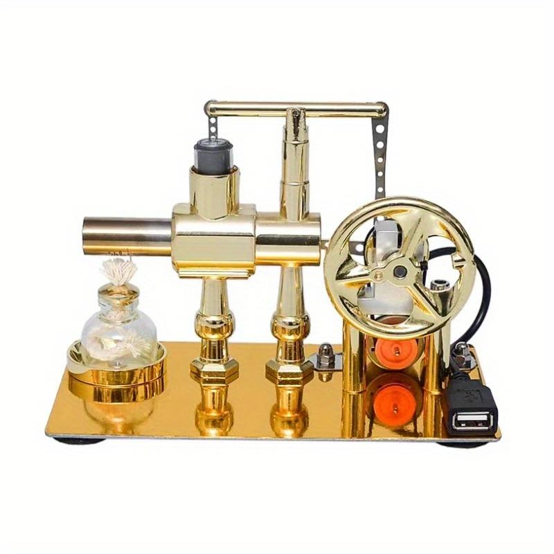Science And Invention - Air Single Cylinder Stirling Engine Generator