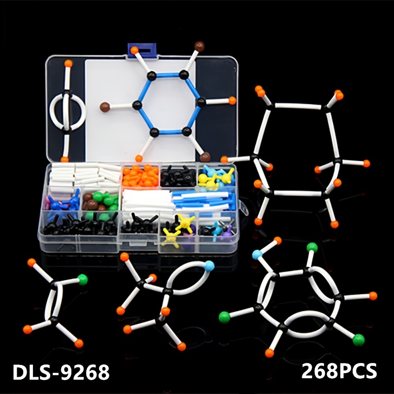 Chemistry Set Beginner - 268Pcs Molecular Model Kit Box Packed