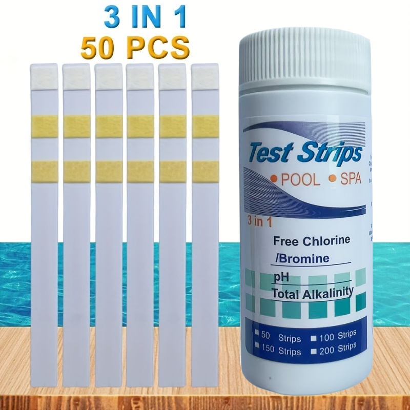Water Testing Kit - Chlorine PH Test Strips SPA Swimming