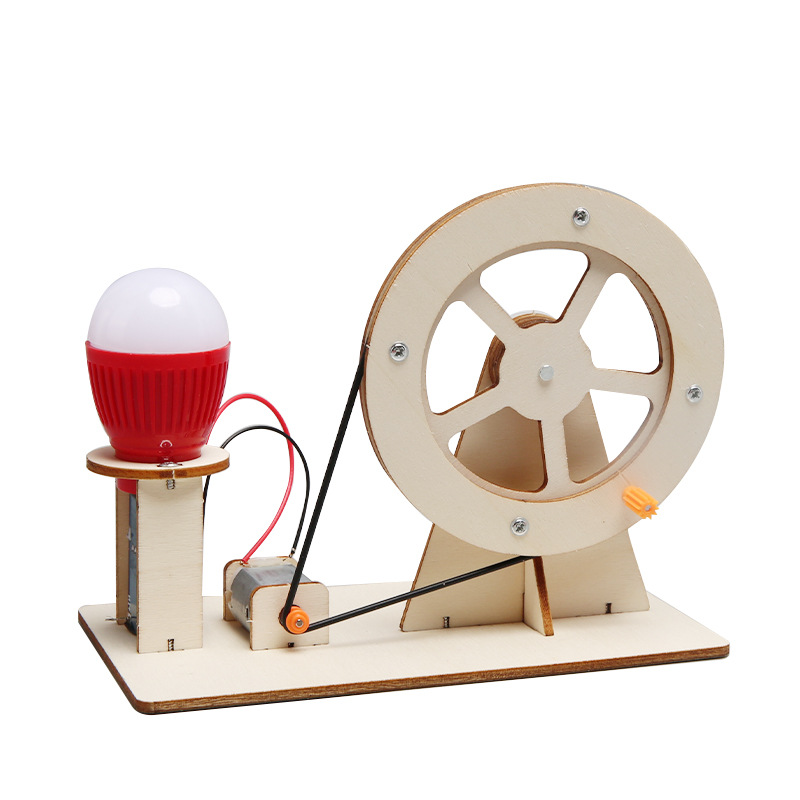 Science Max - Mini DIY Hand Crank Generator Light