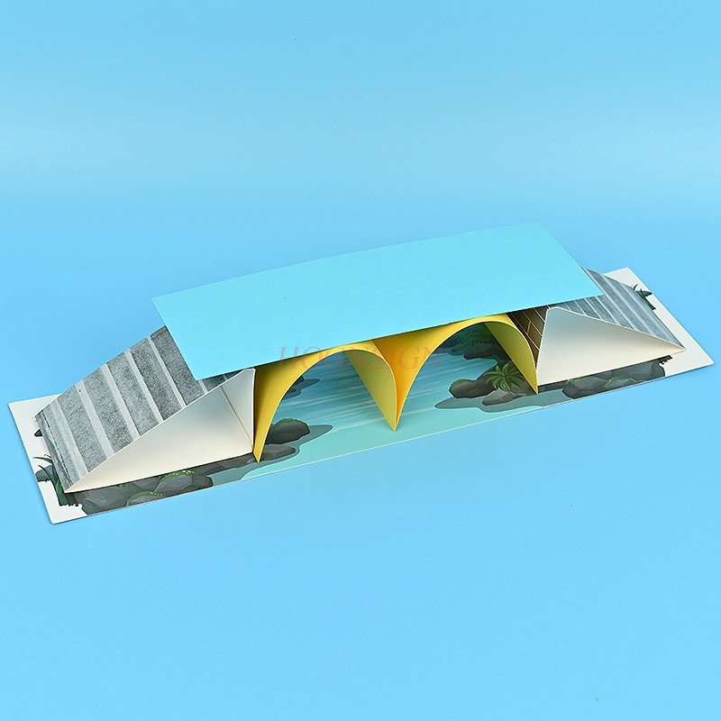 Science And Invention - Paper bridge handmade DIY science and