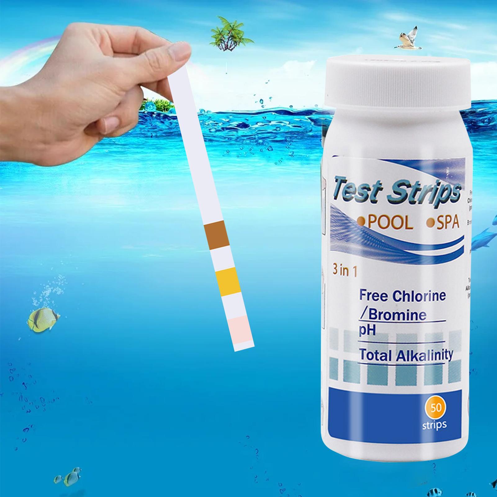 Water Testing Kit - Chlorine PH Test Strips SPA Swimming