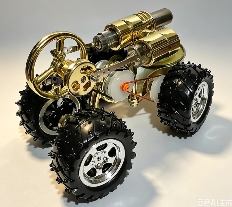 Science Experiment - Mini External Combustion Engine Model, Steam