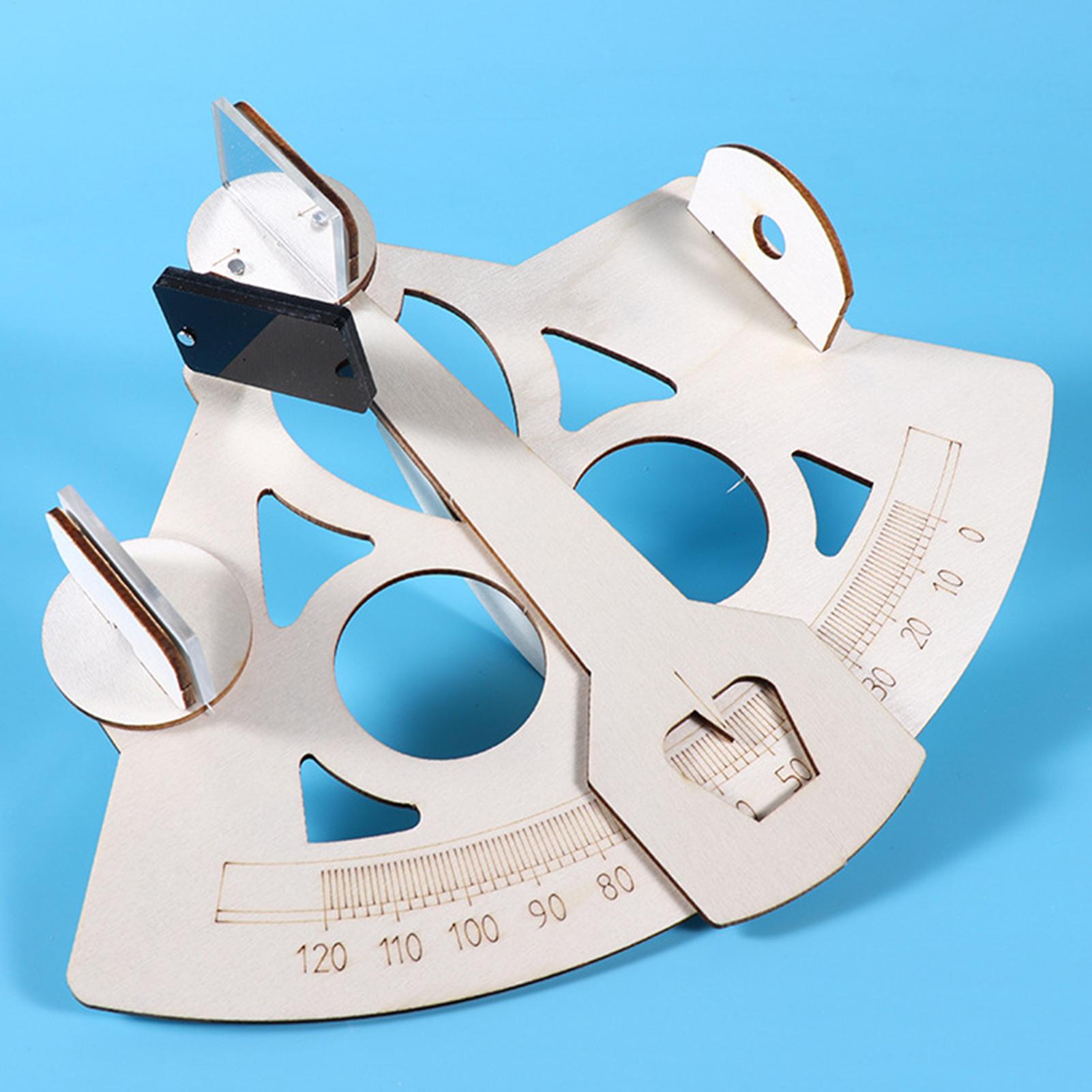 Science Max - Wooden DIY Sailor Sextant Model Navigation