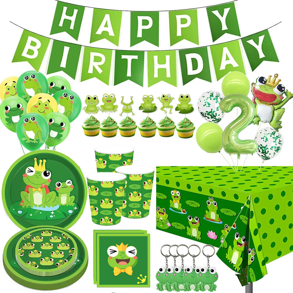 Science Of Happiness - Frog Birthday Party Decorations Happy Birthady