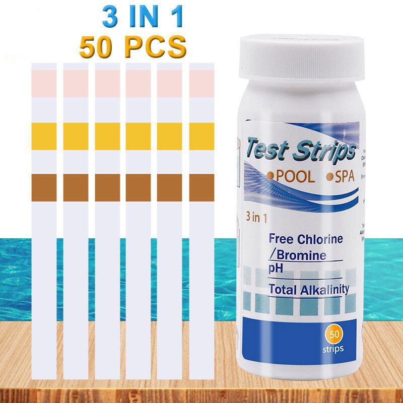 50pcs Chlorine PH Test Strips  - Water Testing Kit 评论和价格