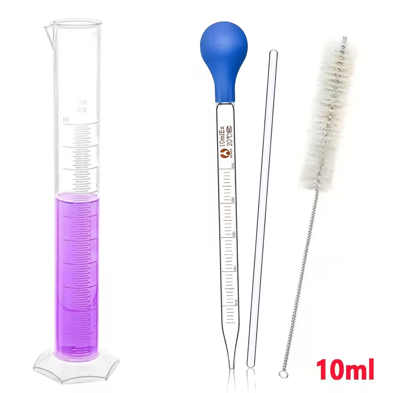 A set of glass dropper experim - Science Experiment 评论和价格