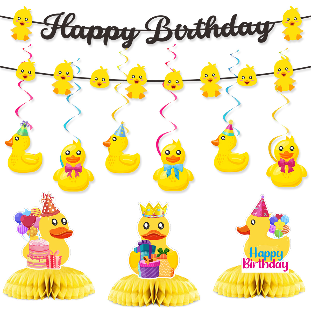 Cute Swim Duck Theme Happy Bir - Science Of Happiness 评论和价格