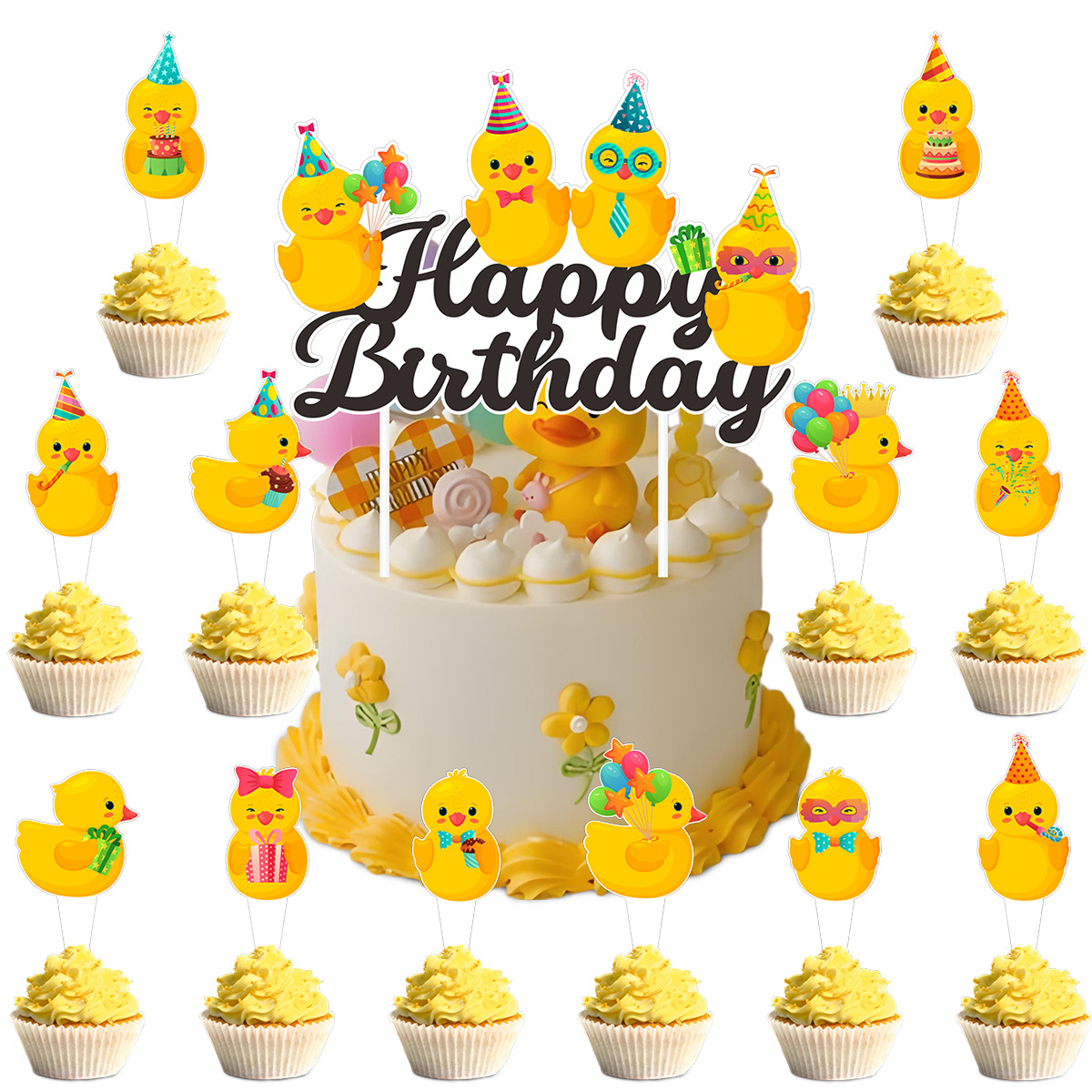 Cute Swim Duck Theme Happy Bir - Science Of Happiness 评论和价格