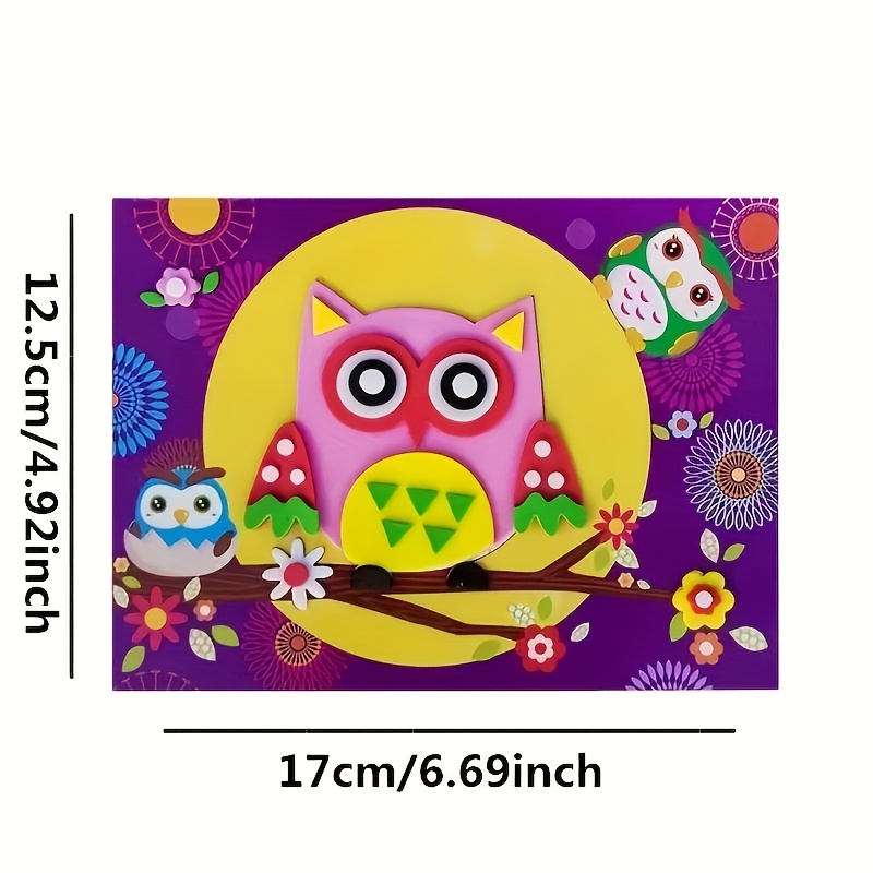 Children's 3D Stickers, 10 Ran - Science Toys Diy 评论和价格