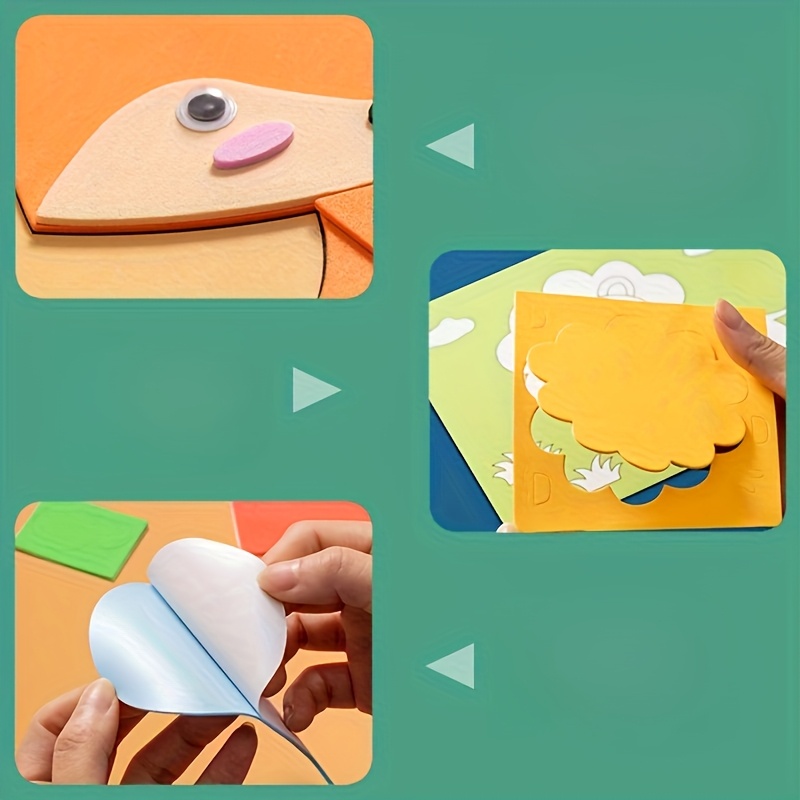 Children's 3D Stickers, 10 Ran - Science Toys Diy 评论和价格