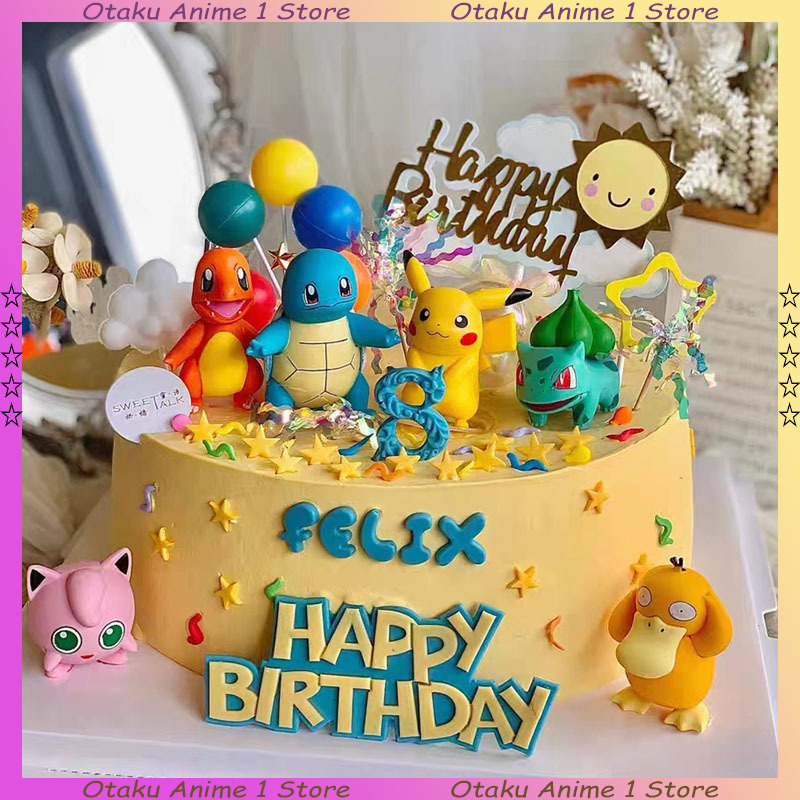 13PCS/SET Pikachu Cake Topper  - Science Of Happiness 评论和价格