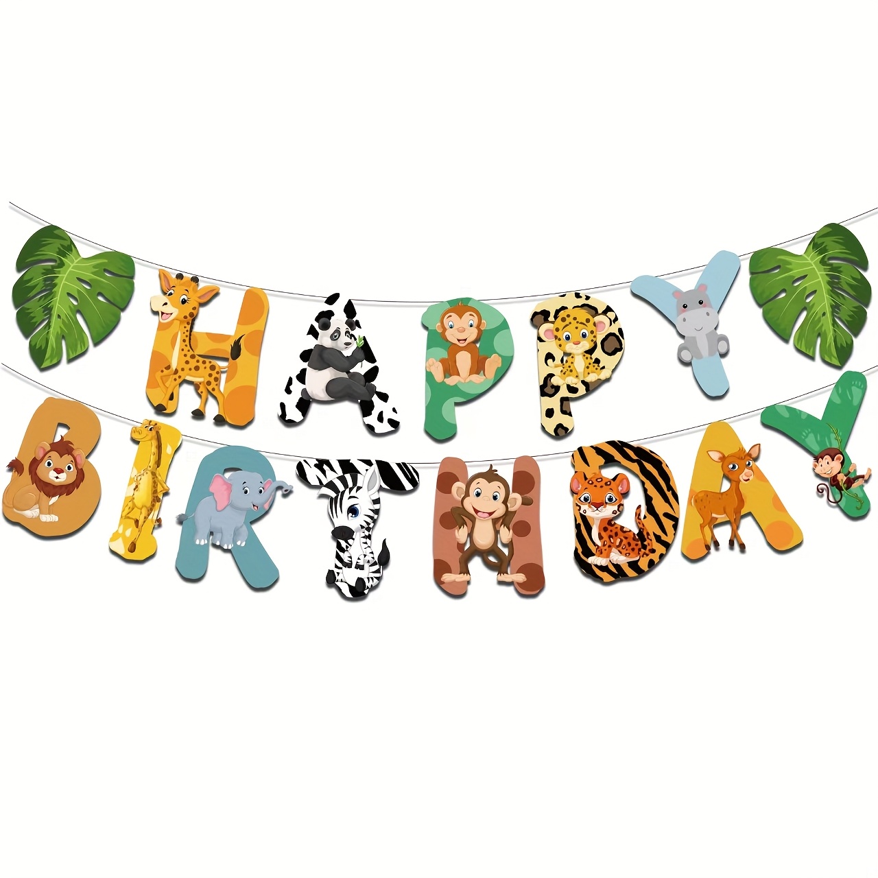 15pcs Jungle Safari Party Pape - Science Of Happiness 评论和价格