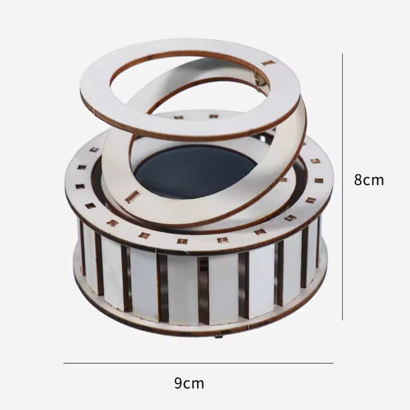 1 PCS DIY Solar Double Ring Ma - Science Toys Diy 评论和价格
