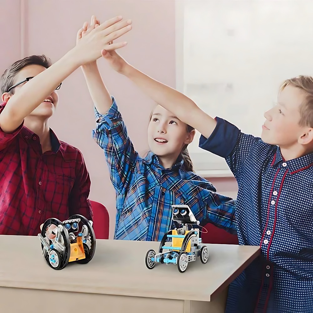Solar Robot Building Blocks 12 - Science Toys Diy 评论和价格