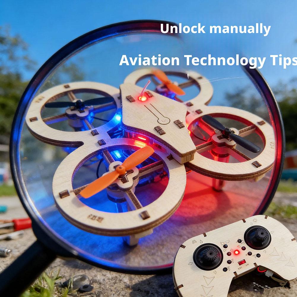 DIY Wooden RC Drone Quadcopter - Science Max 评论和价格