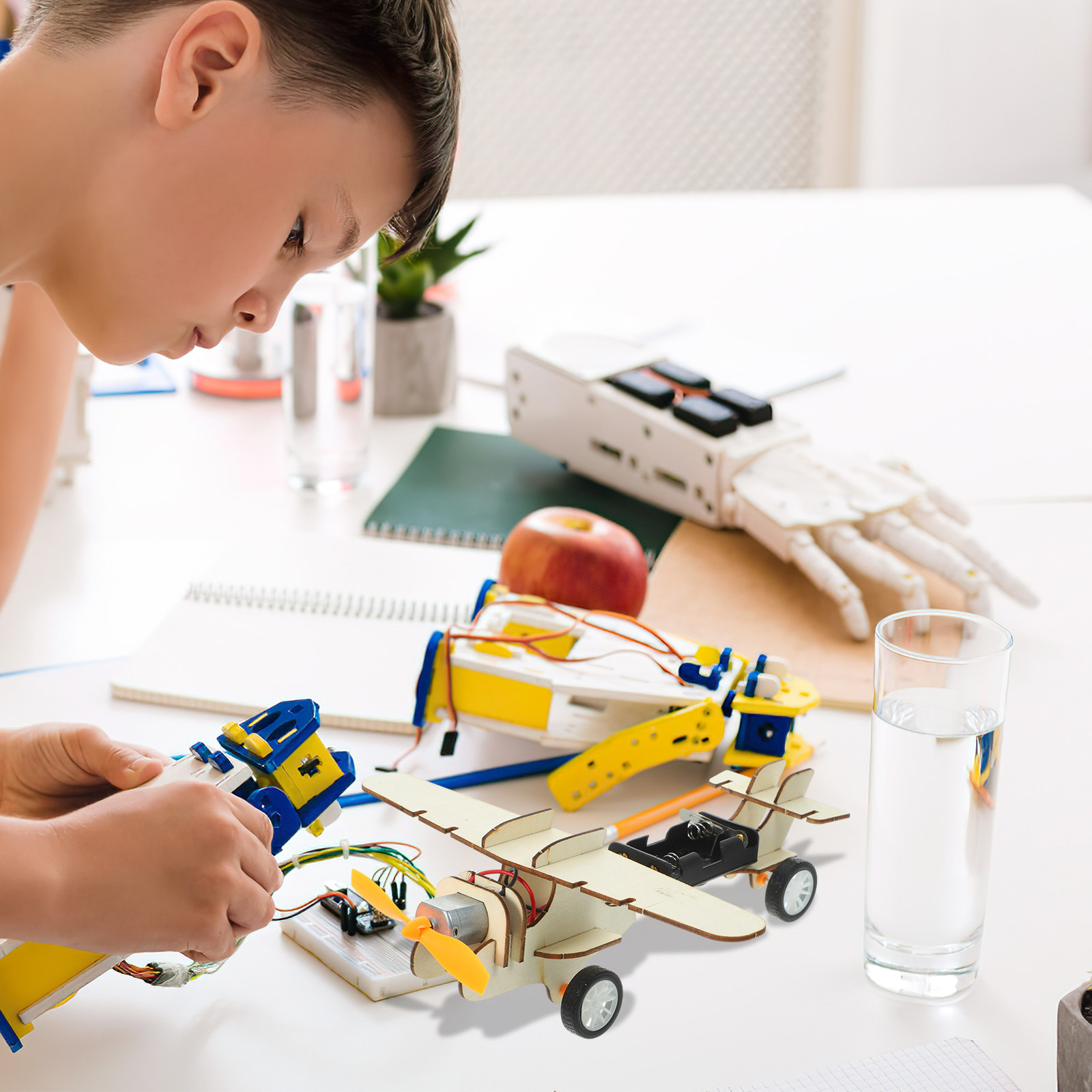1Set Wooden Glider Plane DIY S - Science Toys Diy 评论和价格