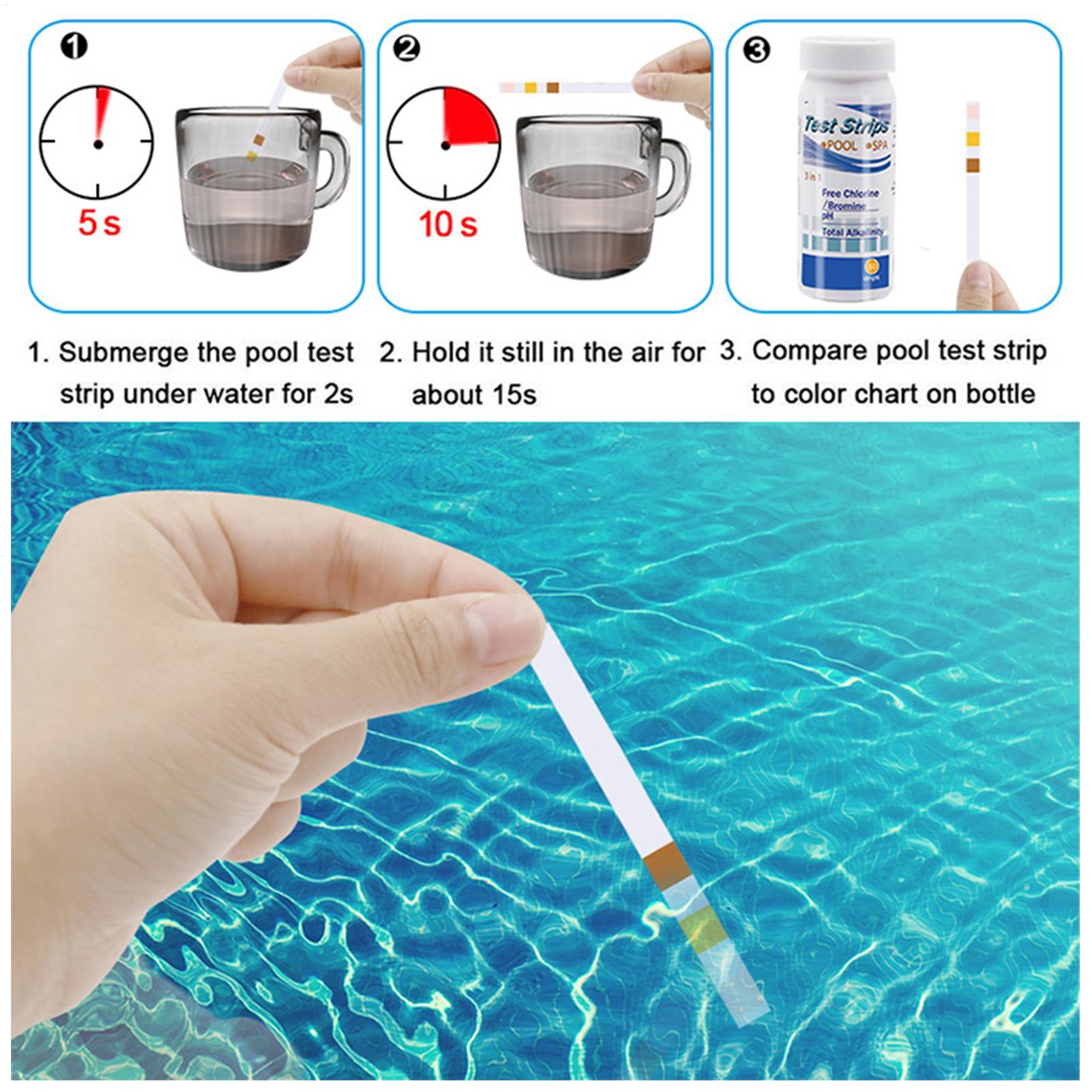 Chlorine PH Test Strips SPA Sw - Water Testing Kit 评论和价格