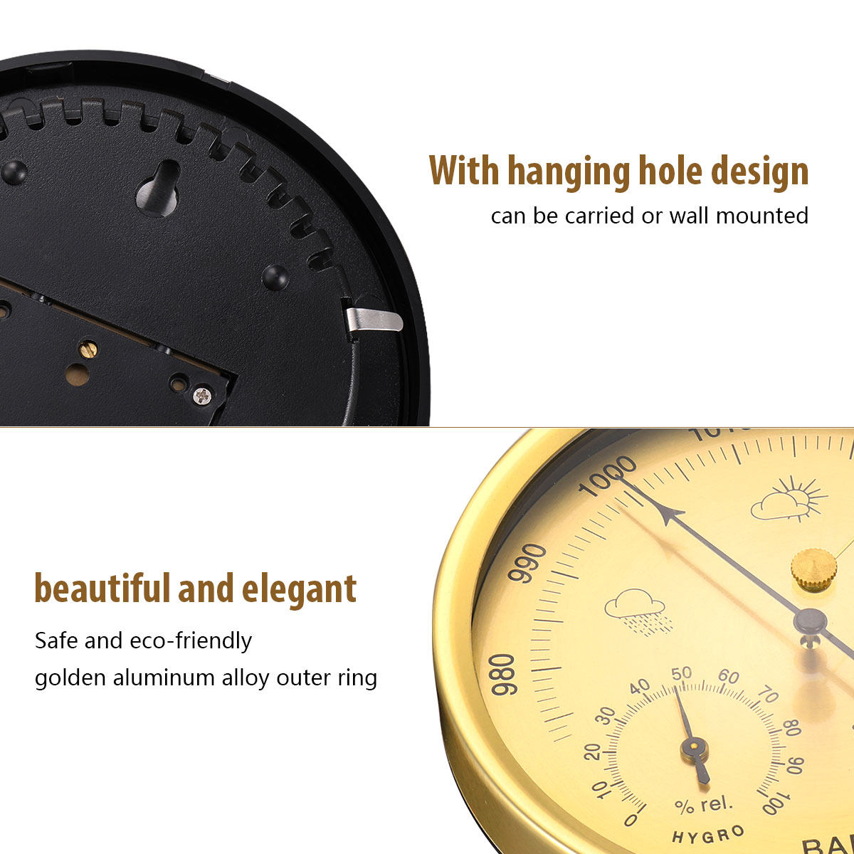 3-in-1 Analog Barometer Thermo - Barometer Analog Classic 评论和价格