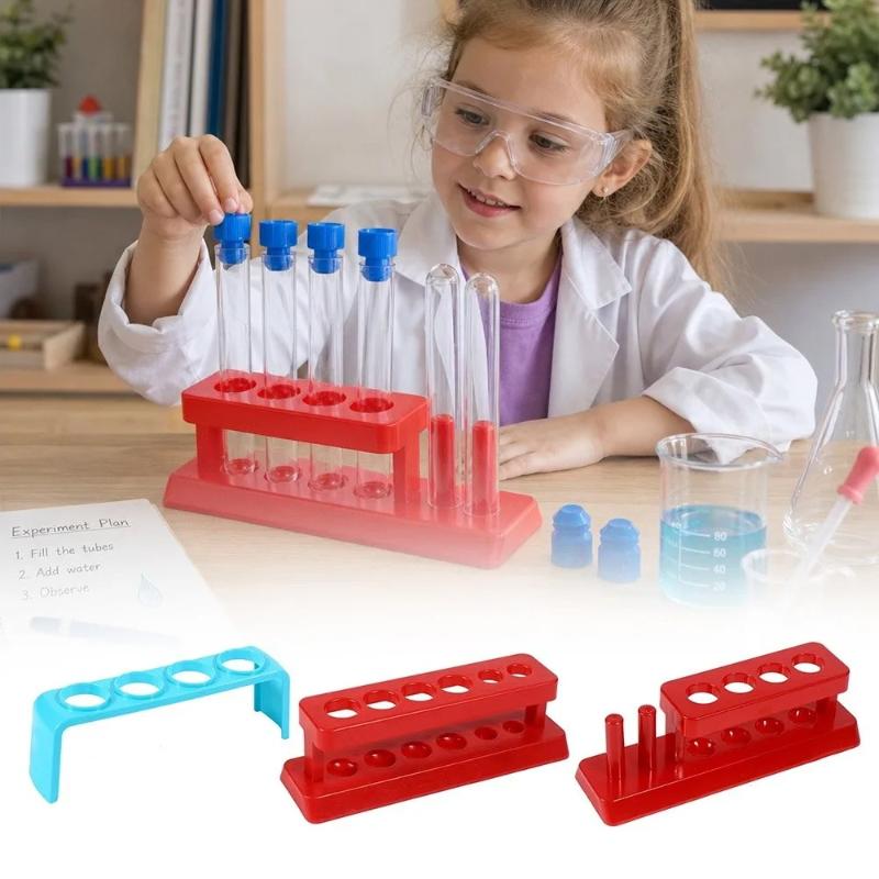 Plastic Test Tube Holder Rack  - Science Experiment 评论和价格