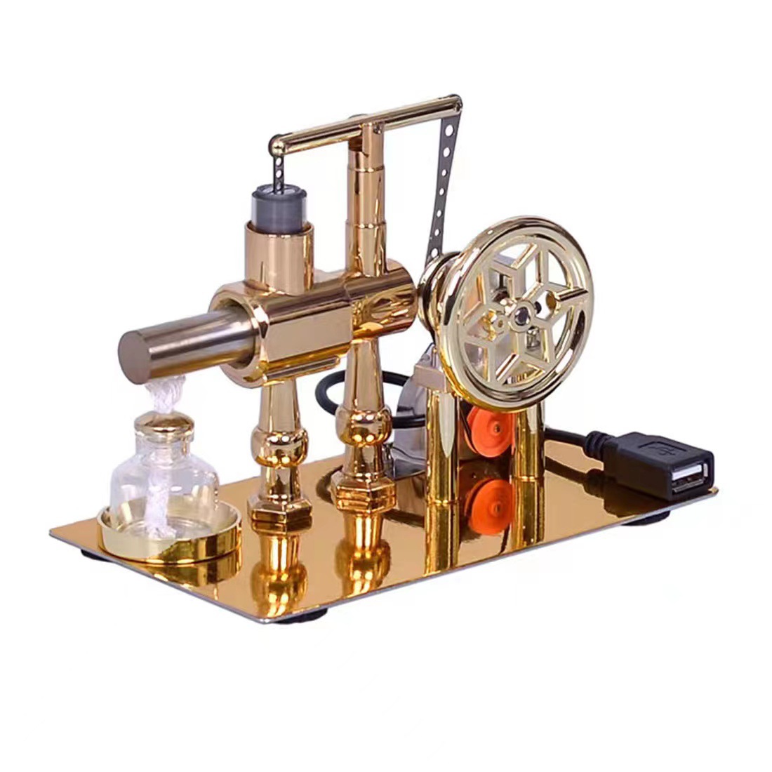 Sterling Engine Generator Stea - Science And Invention 评论和价格